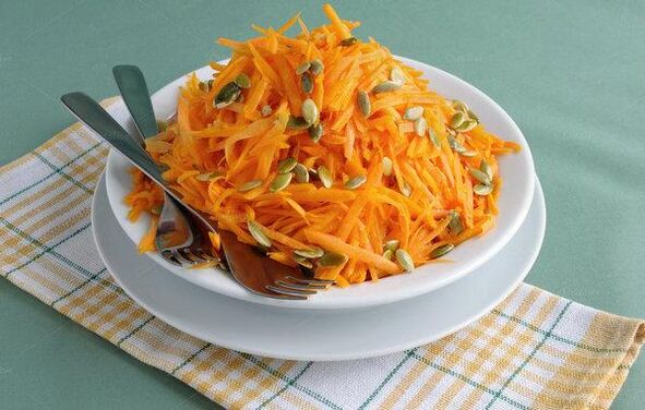 Autumn salad based on pumpkin seeds help prostatitis
